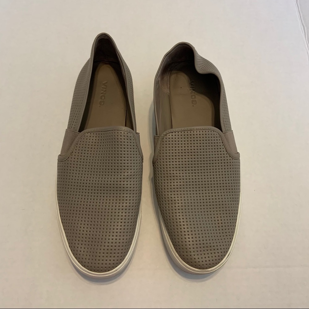 Vince Tan Preston B Perforated Leather Slip On 9.5
